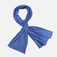 Load image into Gallery viewer, 100% Merino Scarf Jacaranda Blue
