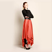 Load image into Gallery viewer, Merino Serappe Skirt Orange

