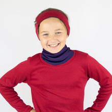 Load image into Gallery viewer, Kid&#39;s Merino Neck Gaitor - Purple
