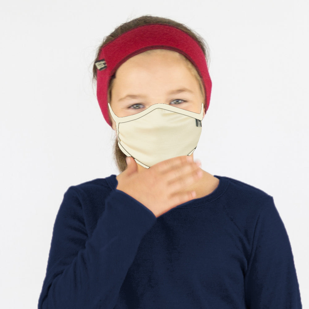 Kids Natural Merino Face Mask