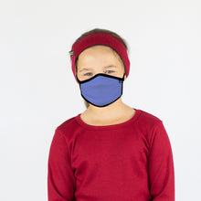 Load image into Gallery viewer, Kids Merino Face Mask blue
