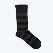 Load image into Gallery viewer, Merino Alpaca Health Sock Black
