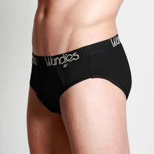 Load image into Gallery viewer, Mens Wundies Black - wool underwear
