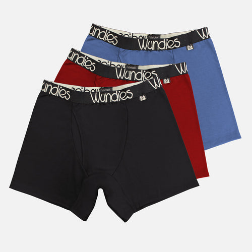 Mens fitted boxers with fly