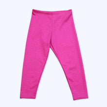 Load image into Gallery viewer, Kids Merino Leggings Long Johns Pink
