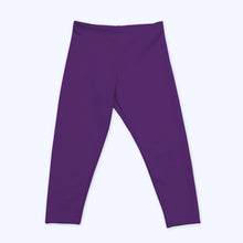 Load image into Gallery viewer, Kids Merino Leggings Long Johns Purple
