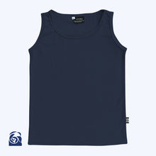 Load image into Gallery viewer, Kids Merino Singlet - Navy
