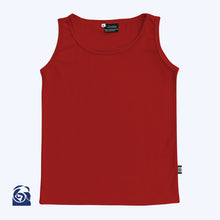 Load image into Gallery viewer, Kids Merino Singlet - Red
