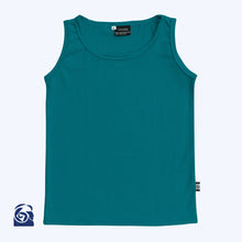 Load image into Gallery viewer, Kids Merino Singlet - Teal
