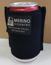 Load image into Gallery viewer, Merino Can Cooler Black
