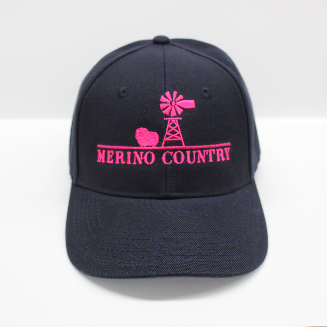 Merino Country Vintage Logo Cap Pink