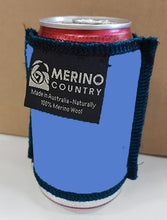 Load image into Gallery viewer, Merino Can Cooler Blue
