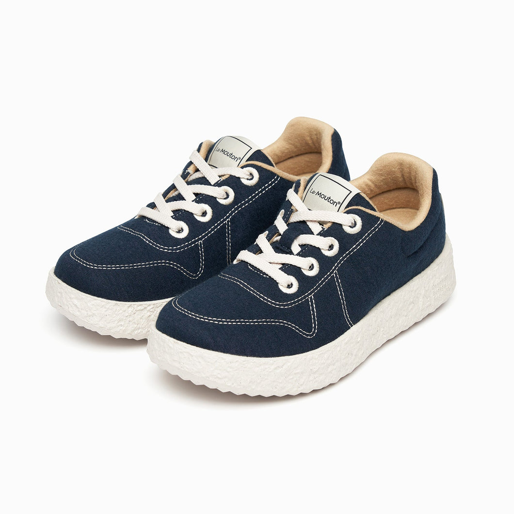 Merino Navy Shoe - Wool Shoes Australia
