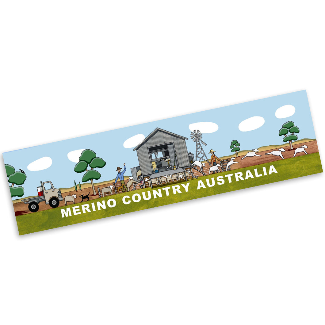Merino Country Bumper Sticker