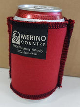 Load image into Gallery viewer, Merino Can Cooler Red
