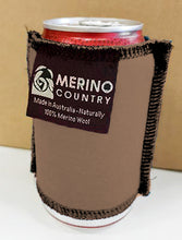Load image into Gallery viewer, Merino Can Cooler Taupe
