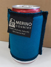 Load image into Gallery viewer, Merino Can Cooler Teal
