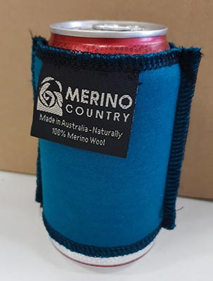 Merino Can Cooler Teal