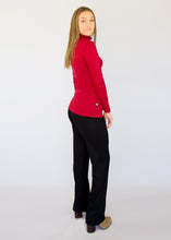 Load image into Gallery viewer, Merino Straight Leg Pants Black
