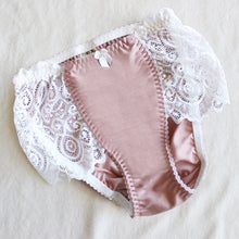 Load image into Gallery viewer, #632DP Limited Edition Dusty Pink Merino Boudoir Brief
